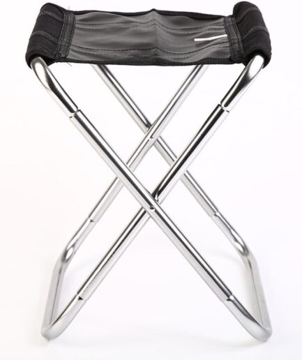 Heavy Duty Camping Stool, Folding Camp Stool with Thickened Tube Frame, Portable and Waterproof Small Seat for Outdoor Hiking Backpacking Fishing Picnic