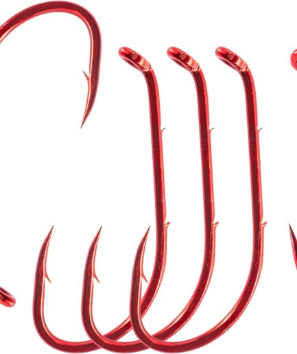 Fishing Hooks Saltwater Long Shank Hooks, Offset Circle Hooks//Non-Offset Stainless Steel/Carbon Steel Fishing Hooks, Circle Hook 10pcs/50Pcs